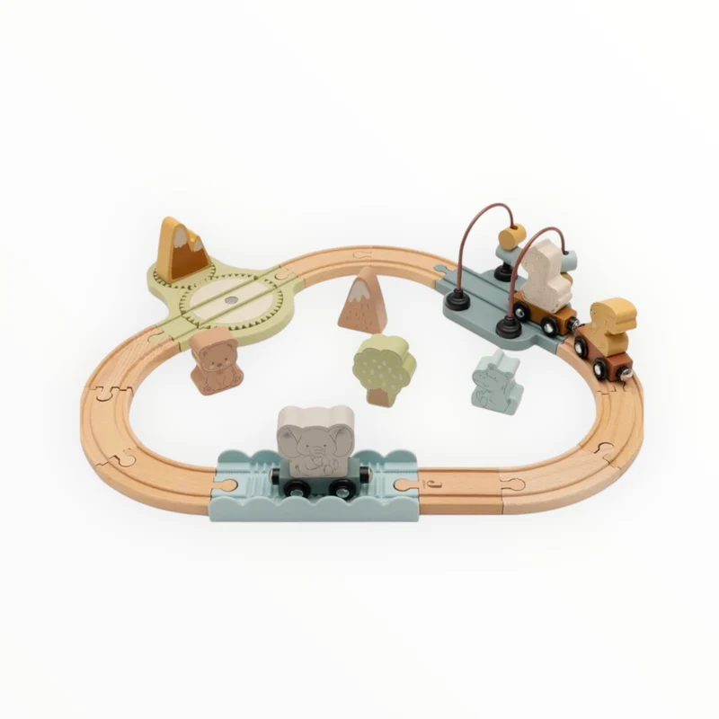 Circuit de train en bois | Jollies