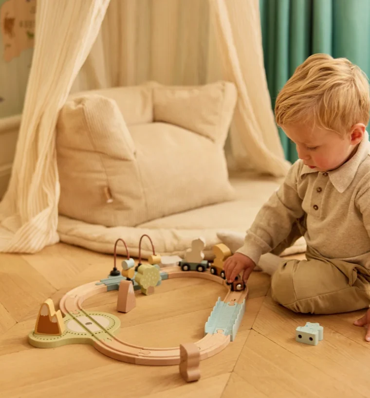 Circuit de train en bois | Jollies