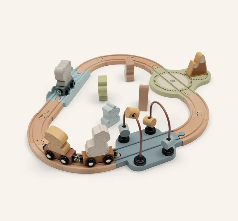 Circuit de train en bois | Jollies