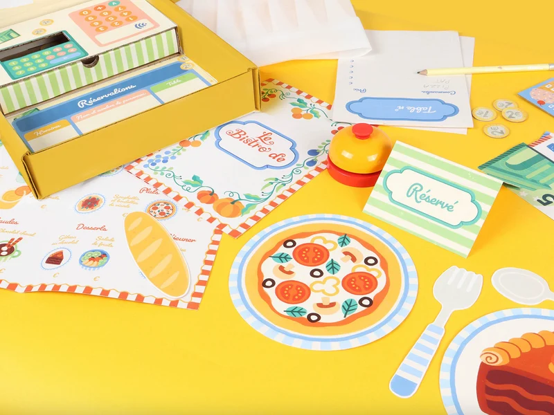 Jeu d'imagination | Je joue au restaurant