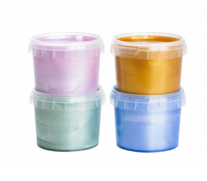 Peinture aux doigts | Couleurs pailletées