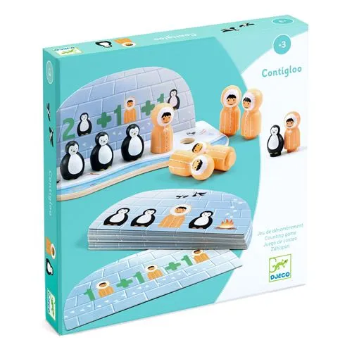 Djeco - Jeu chiffres et calcul Contigloo - 3 ans+