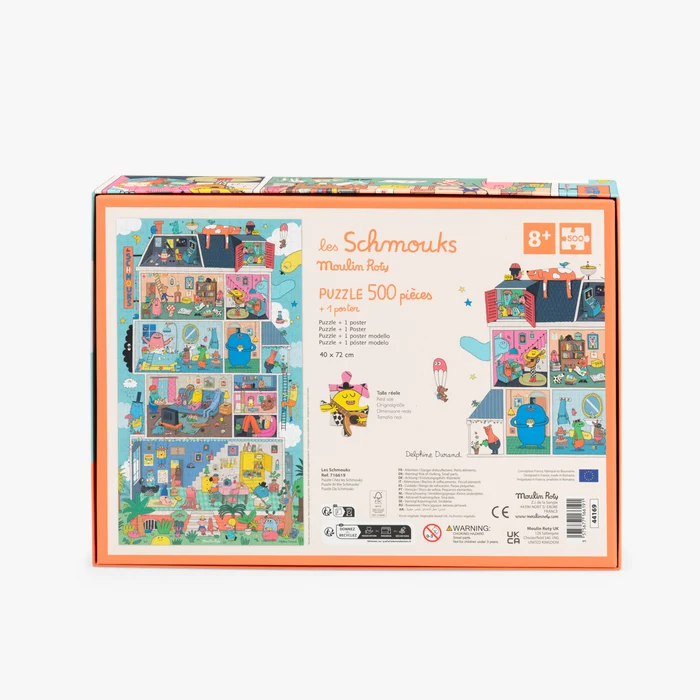 Moulin roty - Les Schmouks Puzzle Chez les Schmouks 500 pcs - 6 ans+