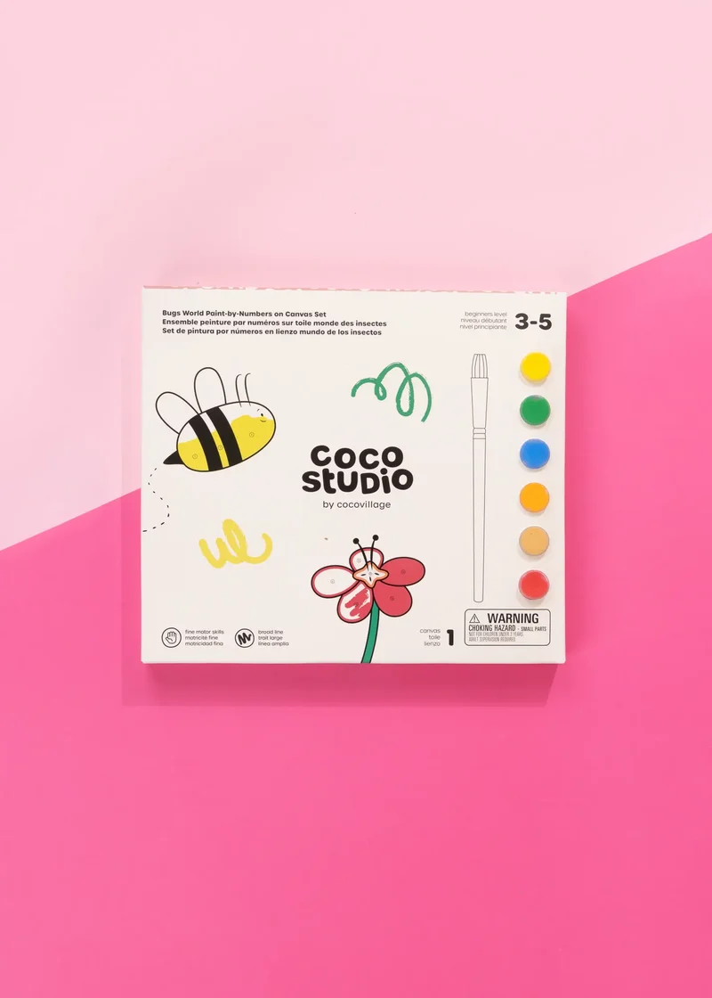 Bugs World Paint-by-Numbers– Beginners(Age 3–5)