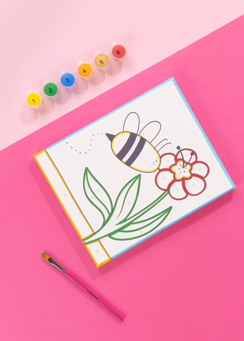 Bugs World Paint-by-Numbers– Beginners(Age 3–5)