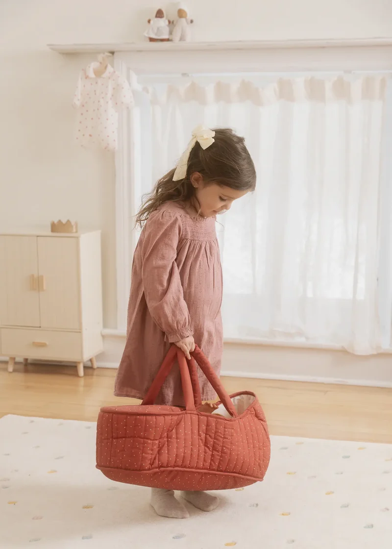 Doll Moses Basket - Fresa