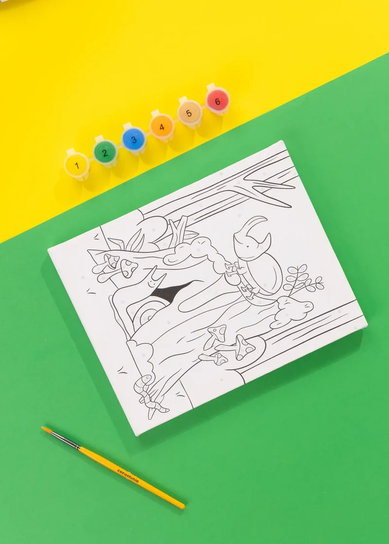 Bugs World Paint-by-Numbers–Intermediate(Age 5–8)