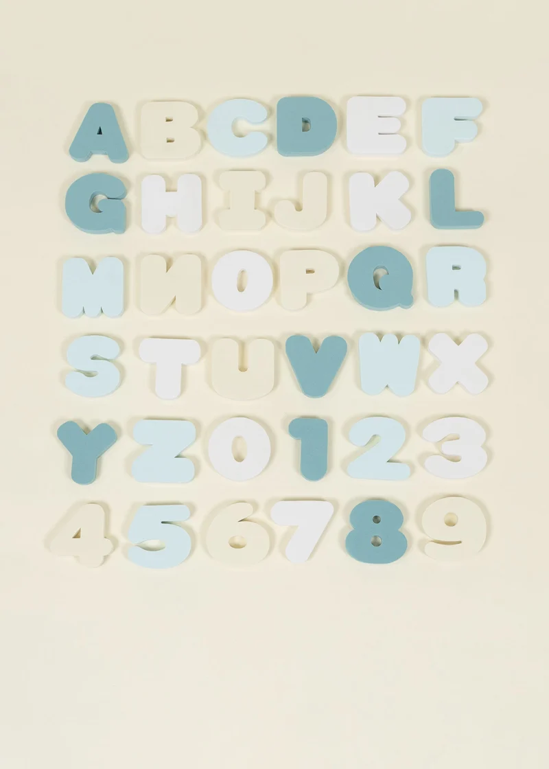 EVA Foam Bath Playset - Letters & Numbers (36 Pcs)