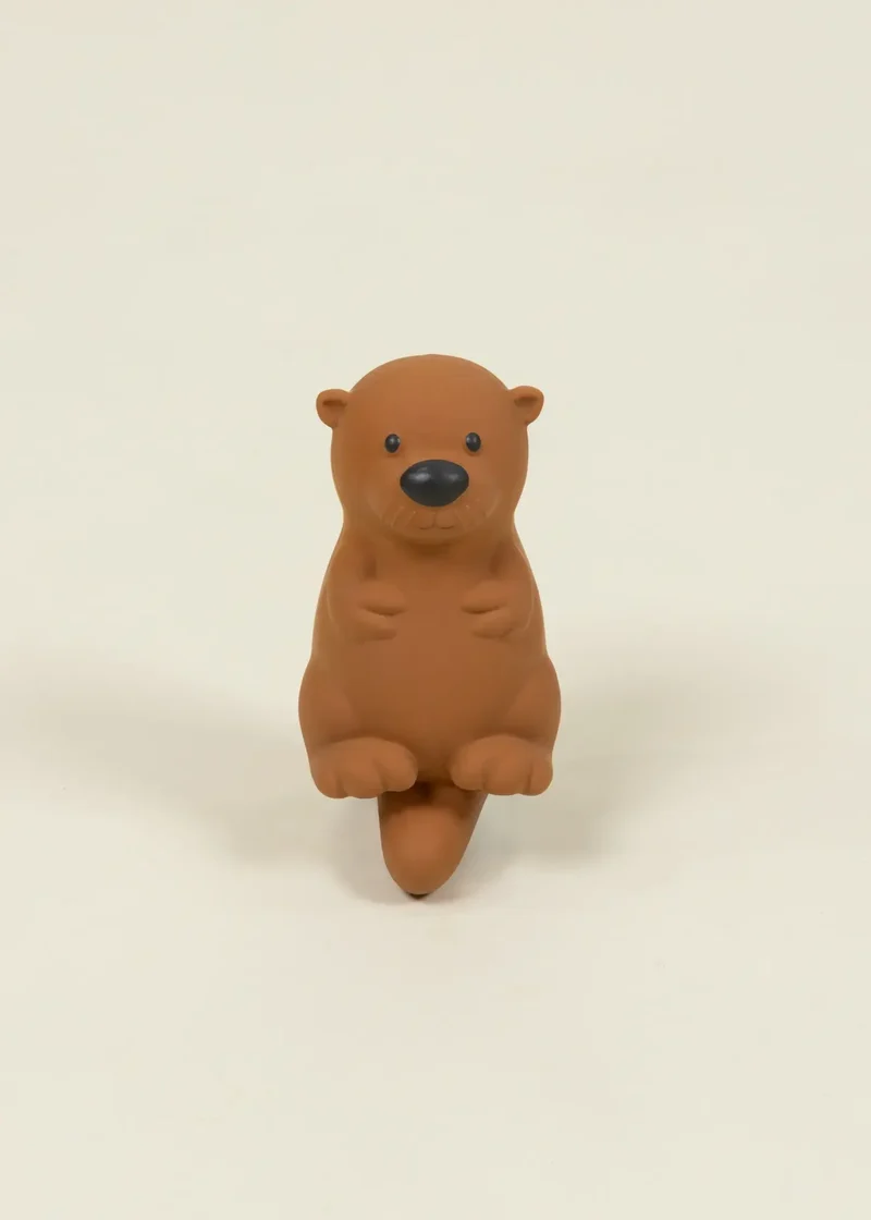 Natural Rubber Baby Teether & Bath Toy - Otter