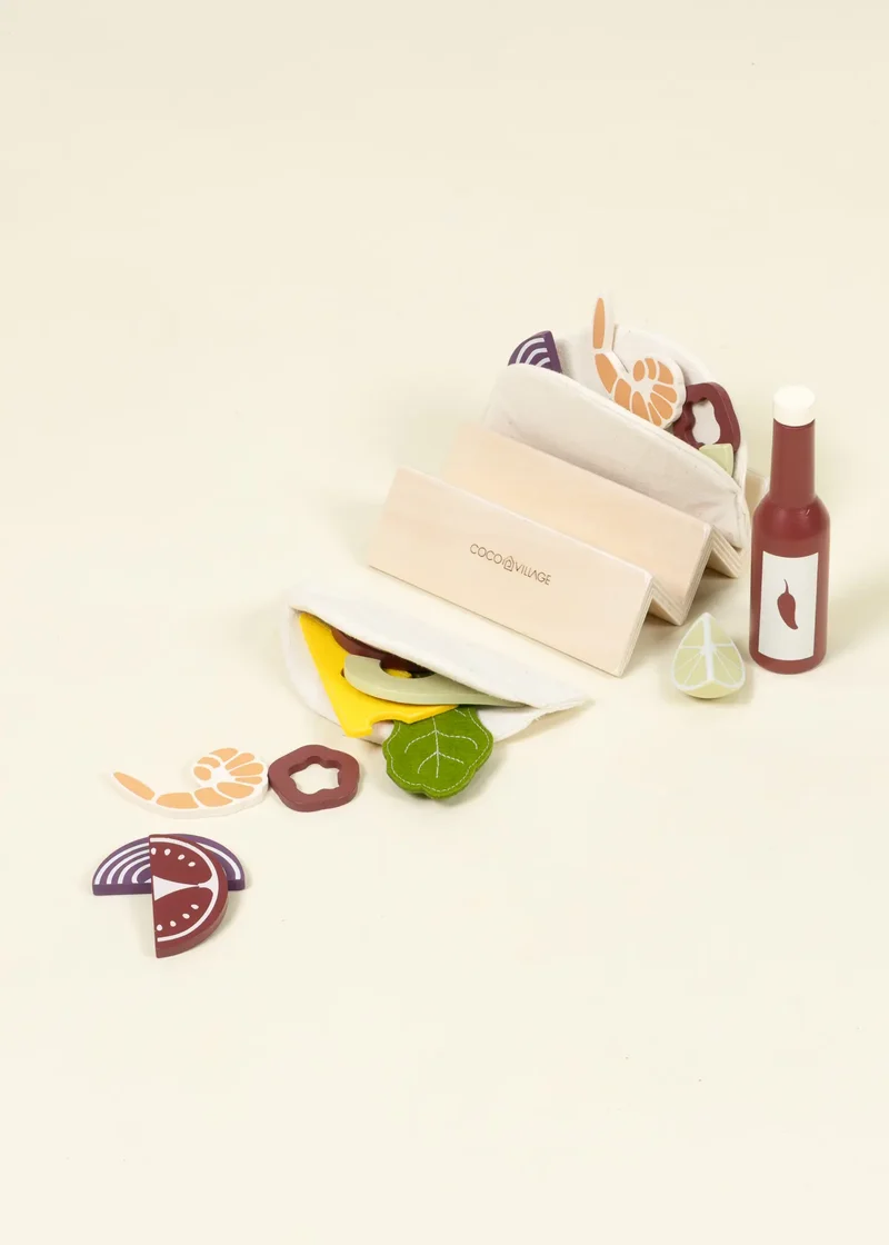 Wooden Tacos Playset
