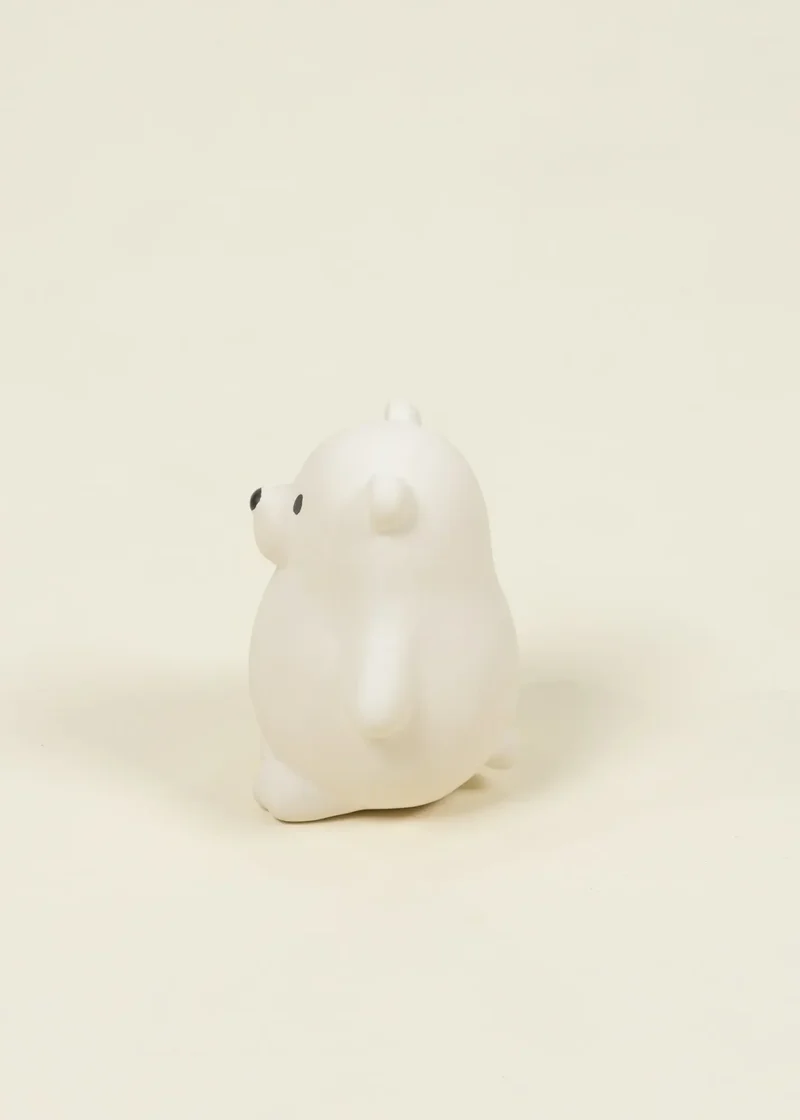 Natural Rubber Baby Teether & Bath Toy - Polar Bear