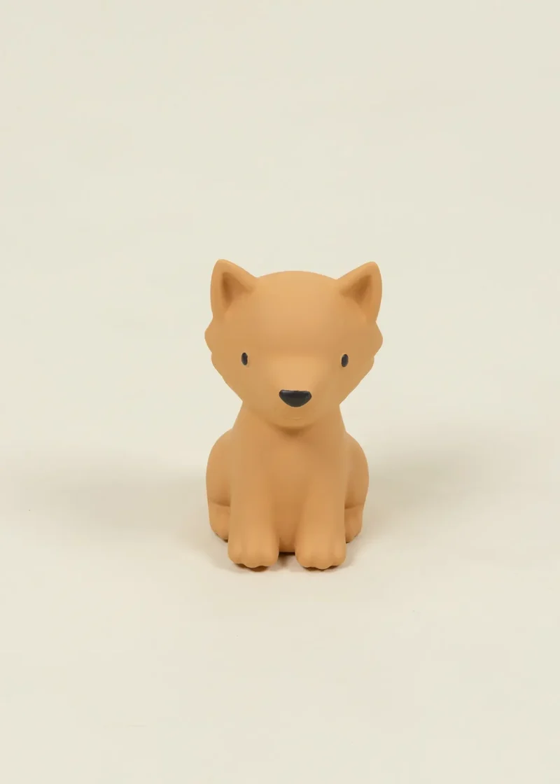 Natural Rubber Baby Teether & Bath Toy - Fox