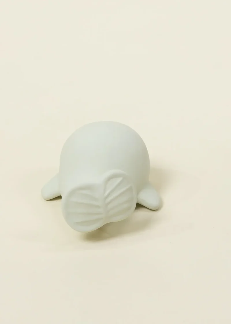 Natural Rubber Baby Teether & Bath Toy - Whale