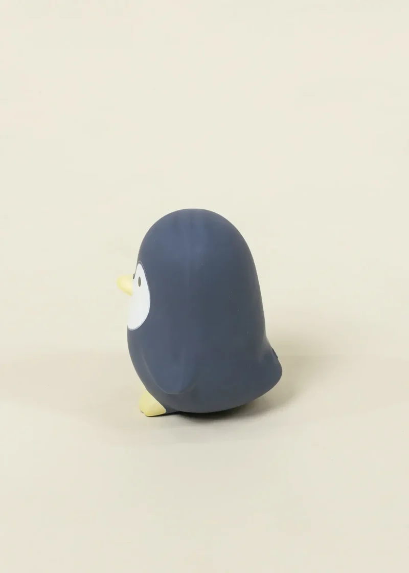 Natural Rubber Baby Teether & Bath Toy - Penguin
