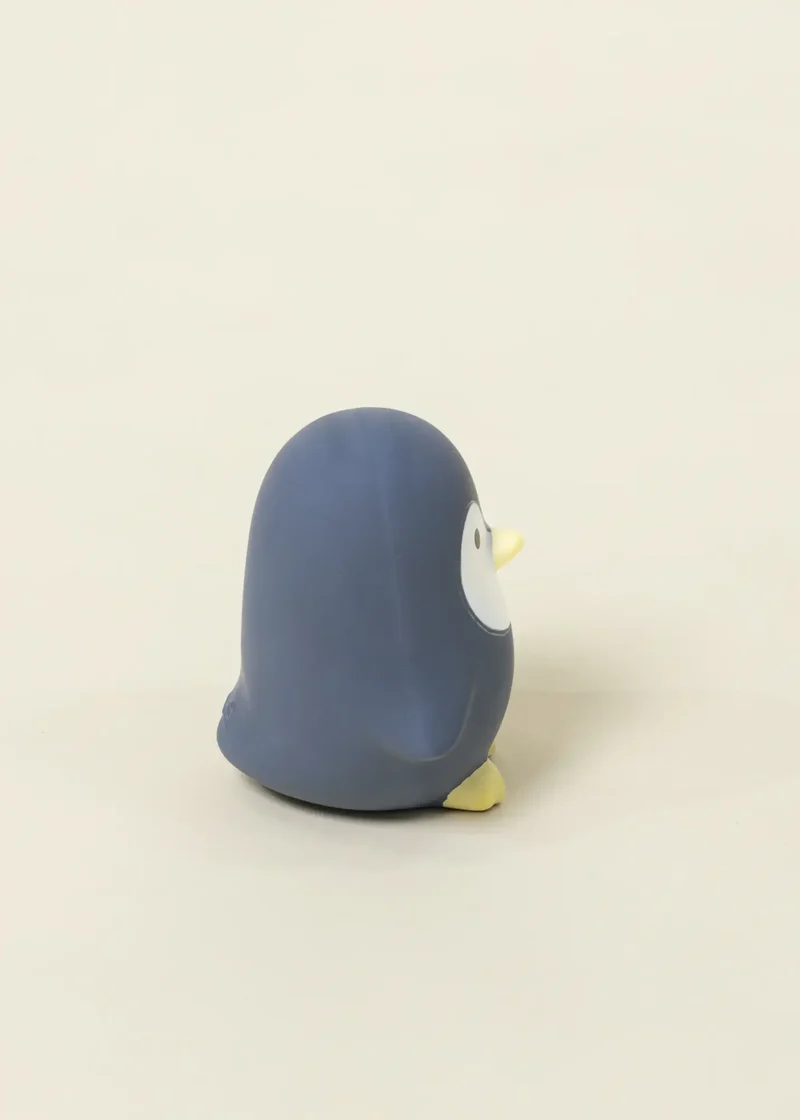 Natural Rubber Baby Teether & Bath Toy - Penguin