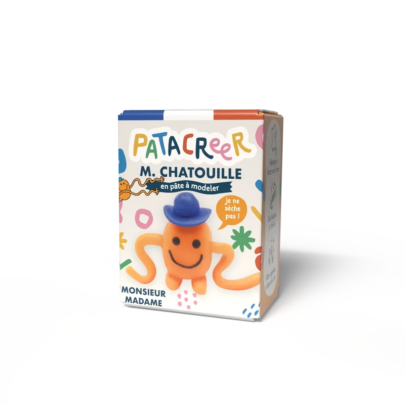 Kit à fabriquer Mr CHATOUILLE en pâte à modeler - 2 ans+