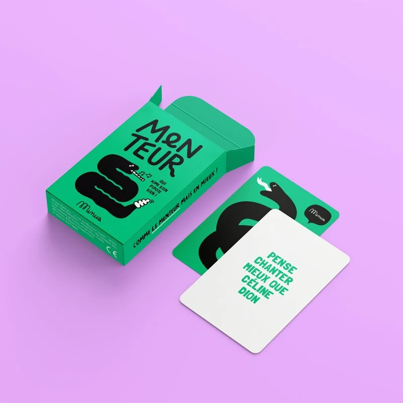 Jeu de cartes - Menteur - Minus - 7 ans+