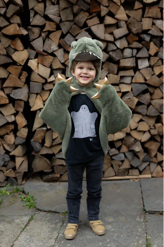 Cape T rex douillette- 2/3/4 ans