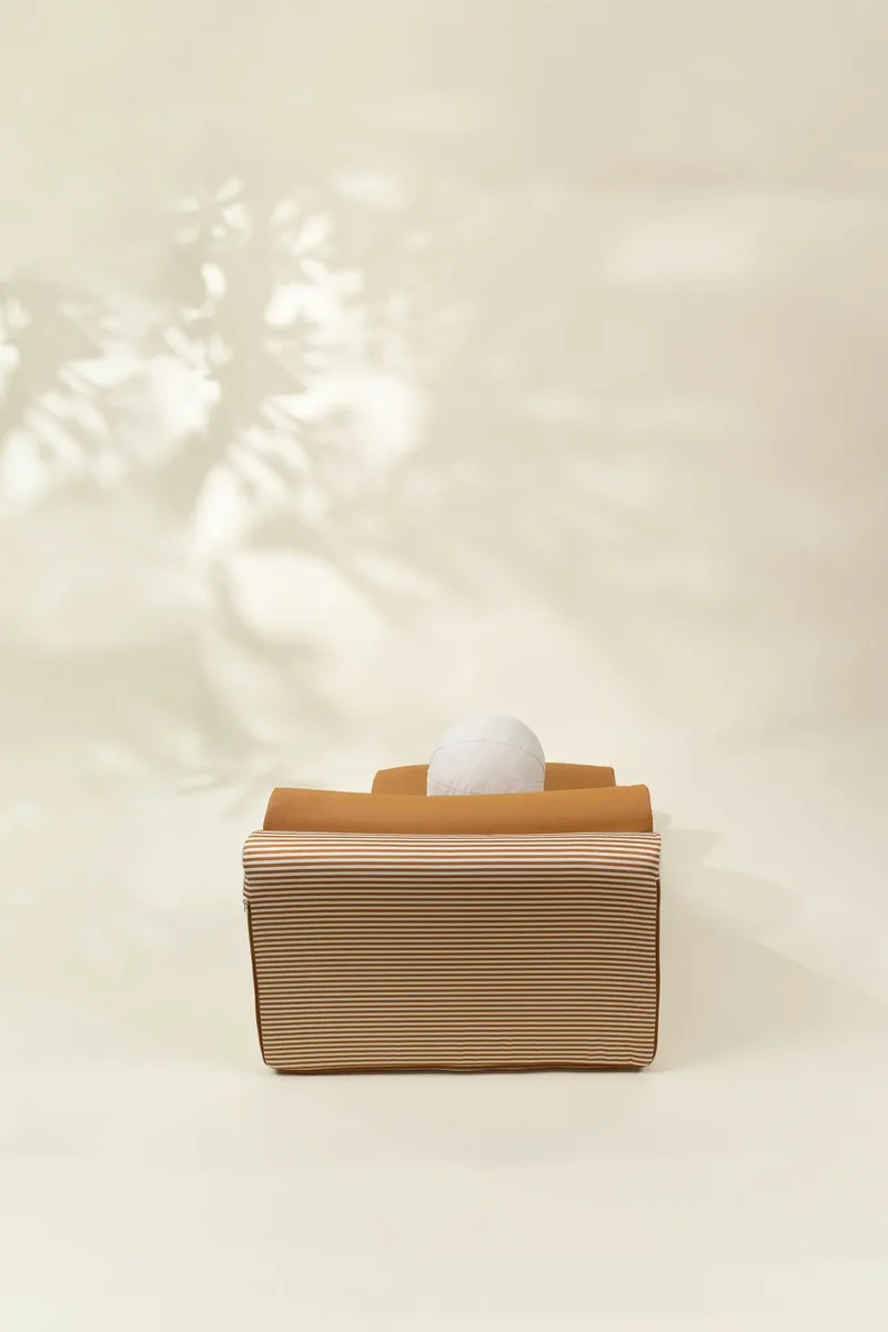 Modular Vegan Leather Kids Soft Chair-Shade of Day