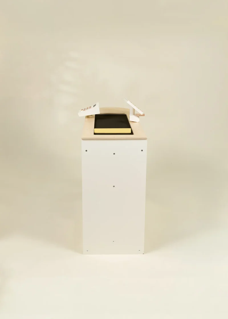 Wooden Play Cash Register Counter