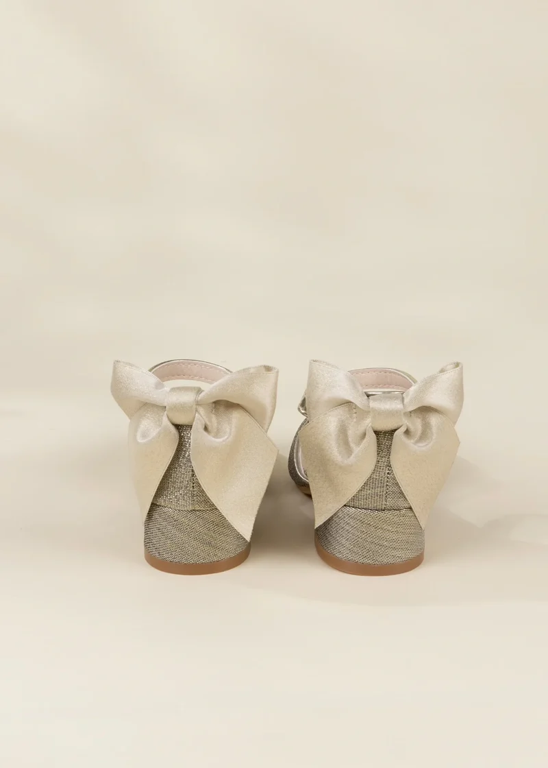 Role Play Light Gold Mary Jane Heel Shoe