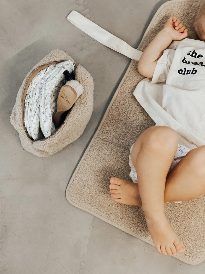 Matelas à langer nomade Chunky Ecru - STUDIO NOOS