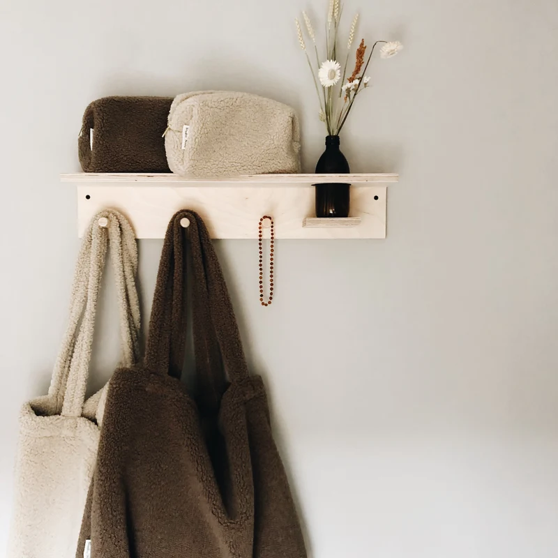 Cabas Mom-Bag Chunky Teddy Ecru - STUDIO NOOS