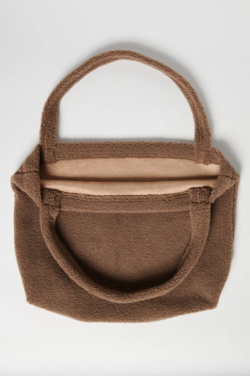 Cabas Mom-Bag Chunky Teddy Chocolat - STUDIO NOOS