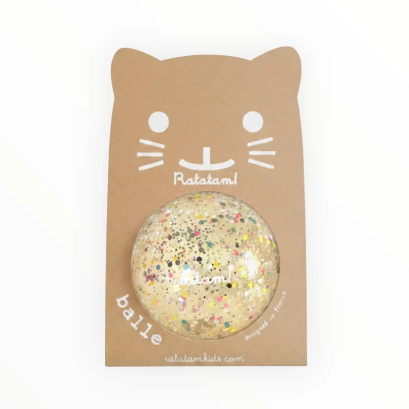 Balle à paillettes | Multicolore | 10cm
