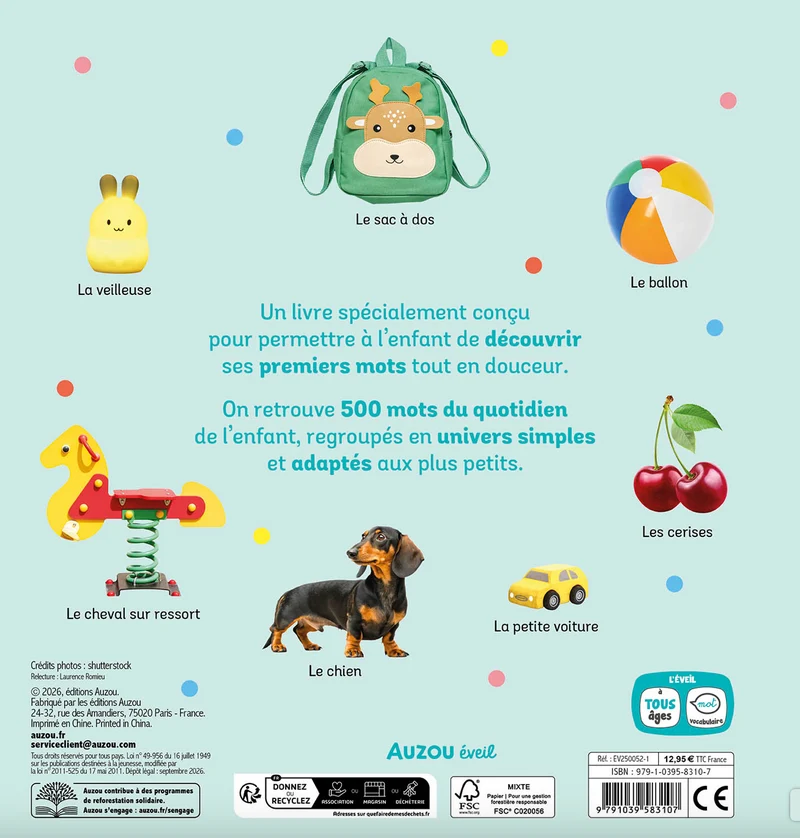 Imagier | Mes 500 tout premiers mots