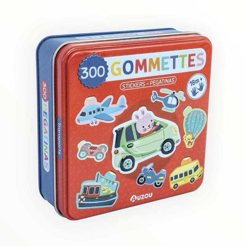 Boîte de gommettes | Véhicules