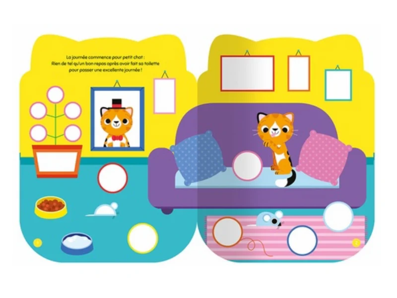 Gommettes formes | Chat