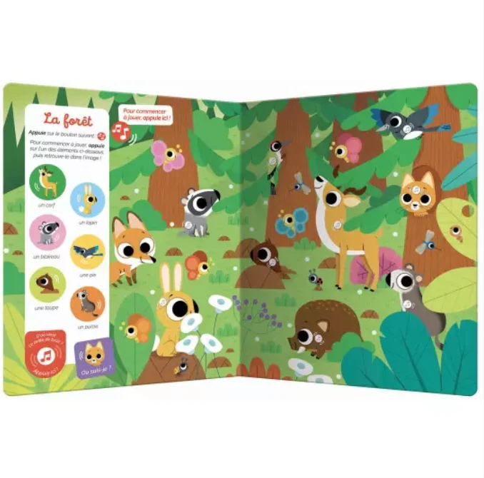 Cherche & trouve des tout-petits Sonore | Les animaux