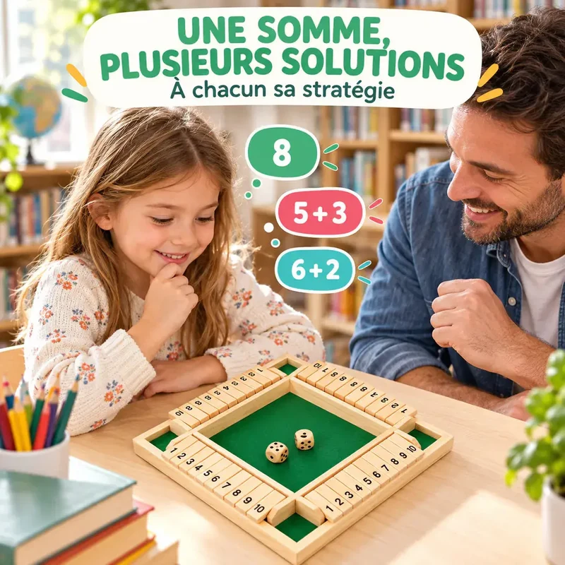 Jeu de Calcul en Bois "Le Chiffre Magique" - Dès 4 Ans