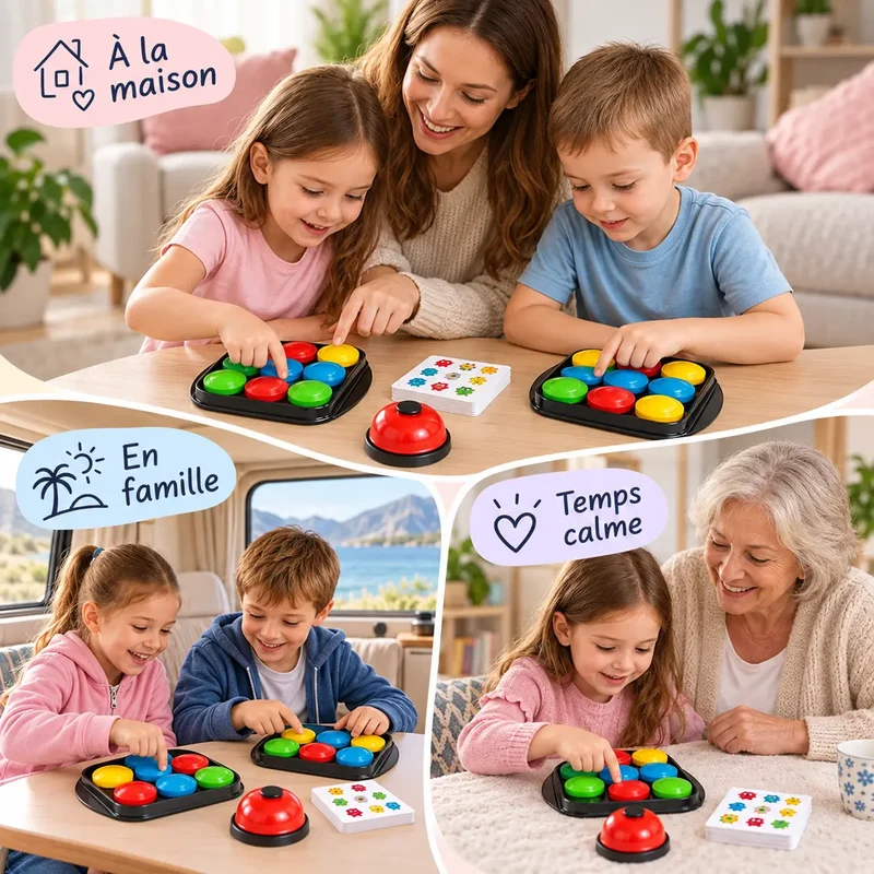 Jeu Mémoire Couleur – Carillon Familial