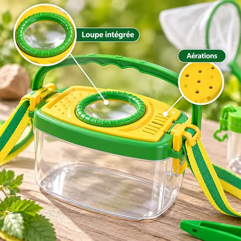 Attrape Insecte Enfant – Kit d'Exploration Nature 6 Accessoires