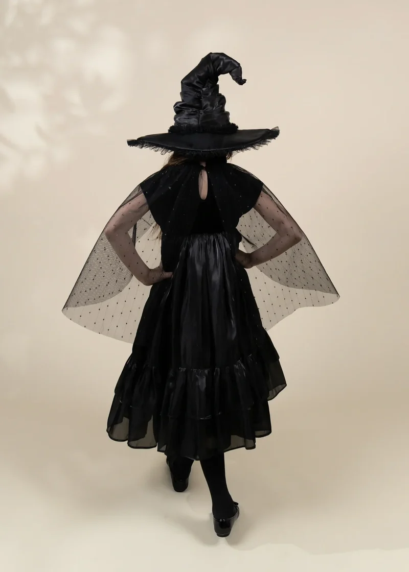 Witch Dress Play Costume with Hat