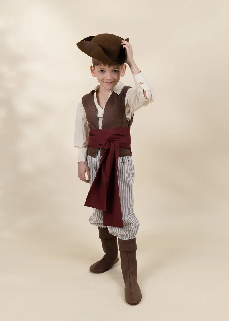 Pirate Play Costume with Hat