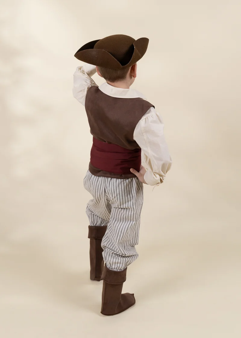 Pirate Play Costume with Hat