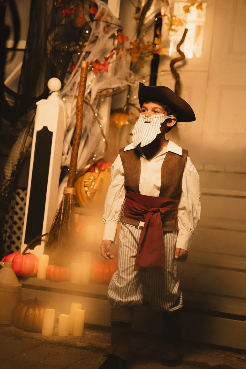 Pirate Play Costume with Hat