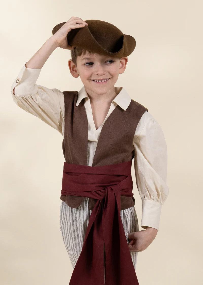 Pirate Play Costume with Hat