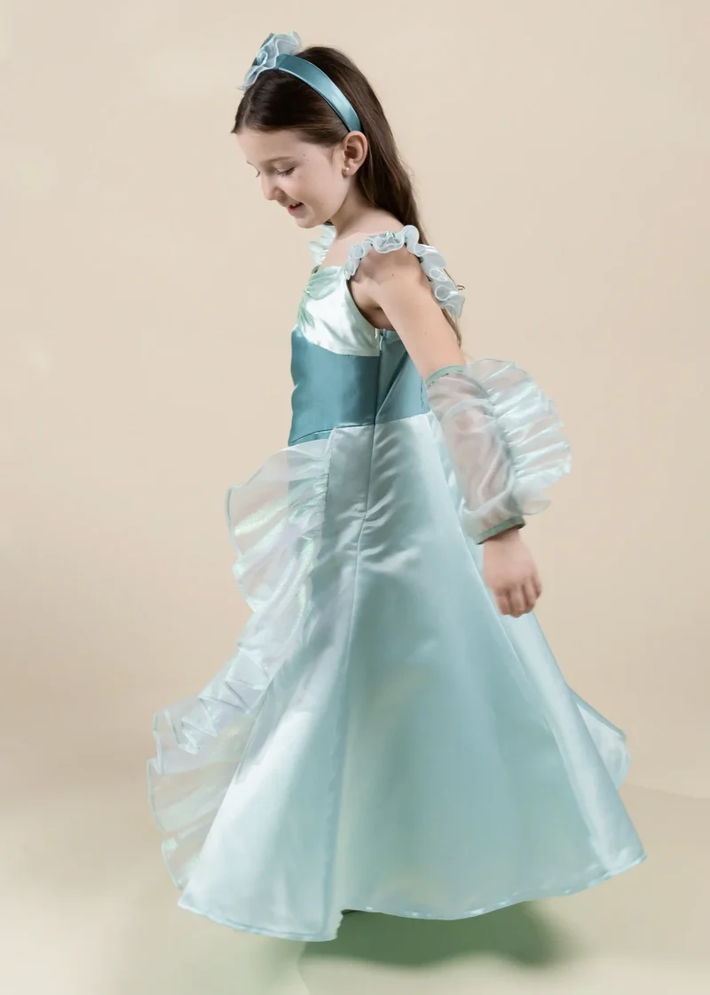 Iridescent Mermaid Play Costume with Headband