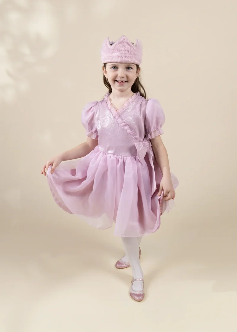 Dream Princess Dress with Crown Play Costume