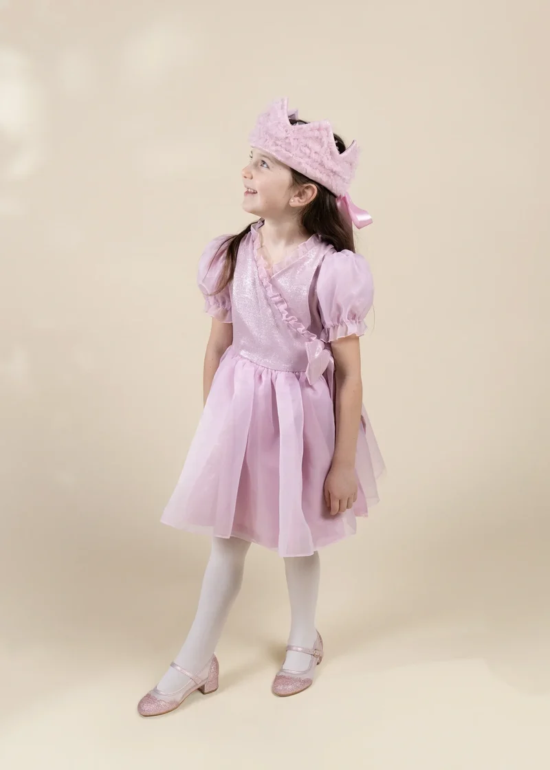 Dream Princess Dress with Crown Play Costume