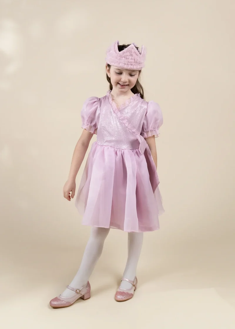 Dream Princess Dress with Crown Play Costume