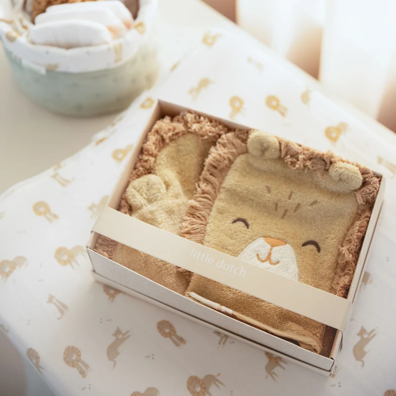 Geschenkdoos Leeuw - Geel