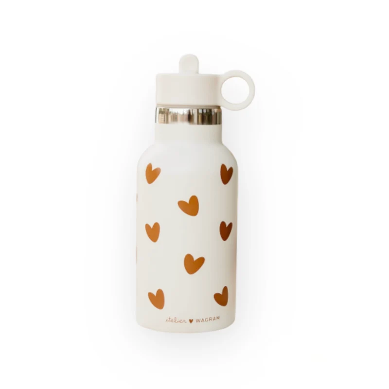 Gourde inox | Crème coeurs caramel