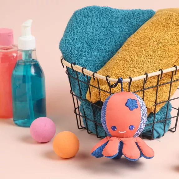 Eponge de bain pieuvre
