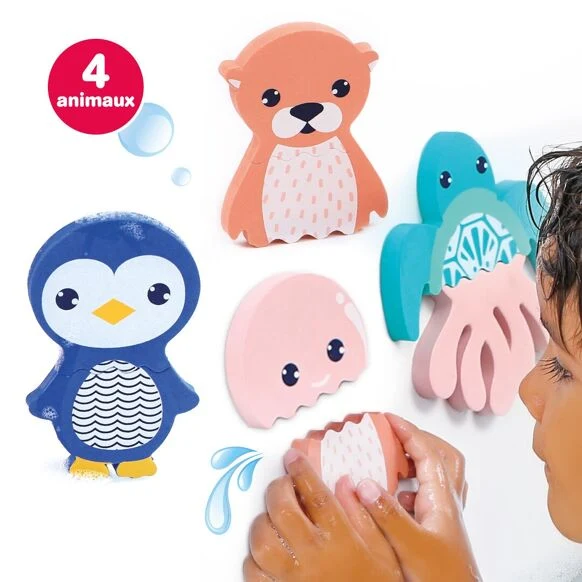 Puzzle de bain animaux mousse