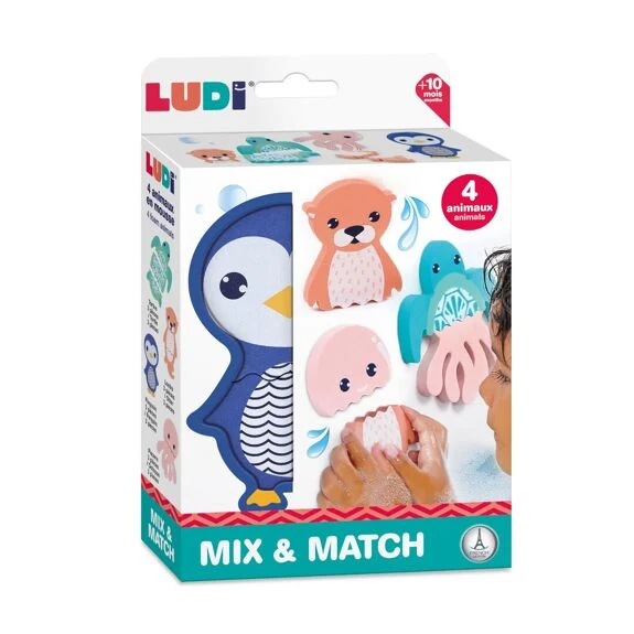 Puzzle de bain animaux mousse